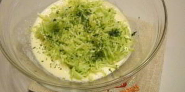 оладьи из кабачков на кефире