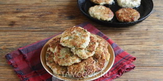 оладьи из кабачков с фаршем