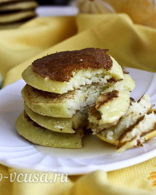 Оладьи из кабачков с манкой