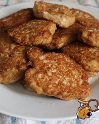 Оладьи из семги