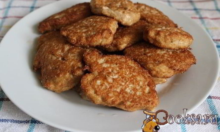 Рецепт оладий из семги