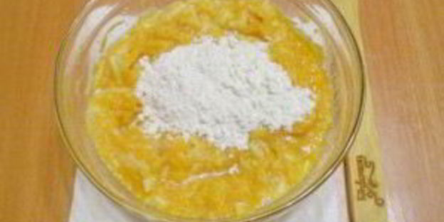 оладьи из тыквы и яблок