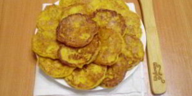 оладьи из тыквы и яблок