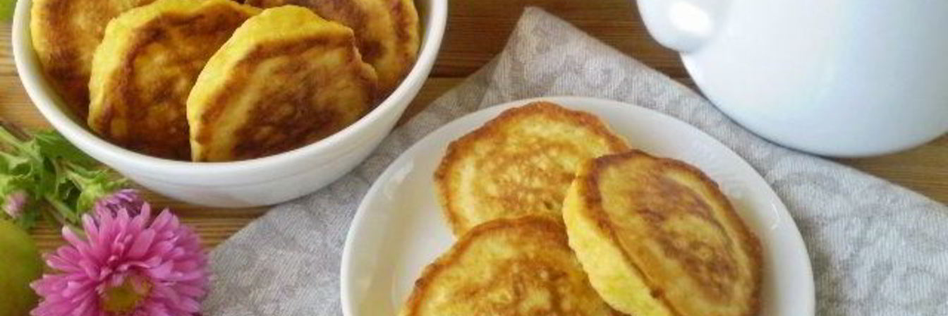 Оладьи из тыквы на кефире