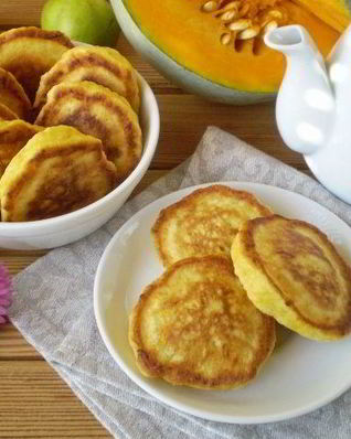 Оладьи из тыквы на кефире