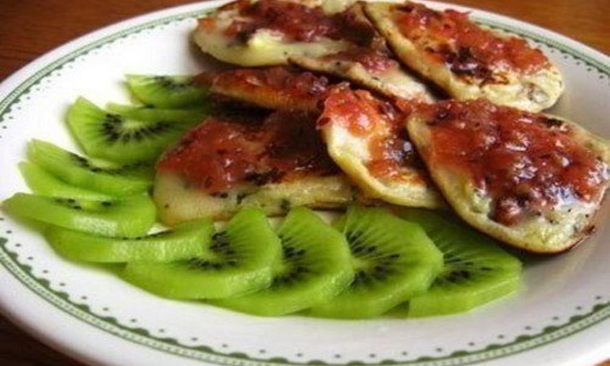 Рецепт оладий с фруктовыми мордочками для детей