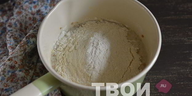 оладьи с хлопьями