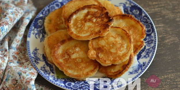 оладьи с хлопьями