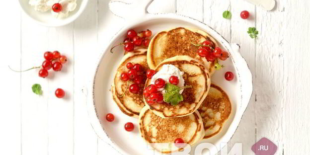 оладьи с хлопьями