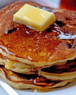 Оладьи с маслом