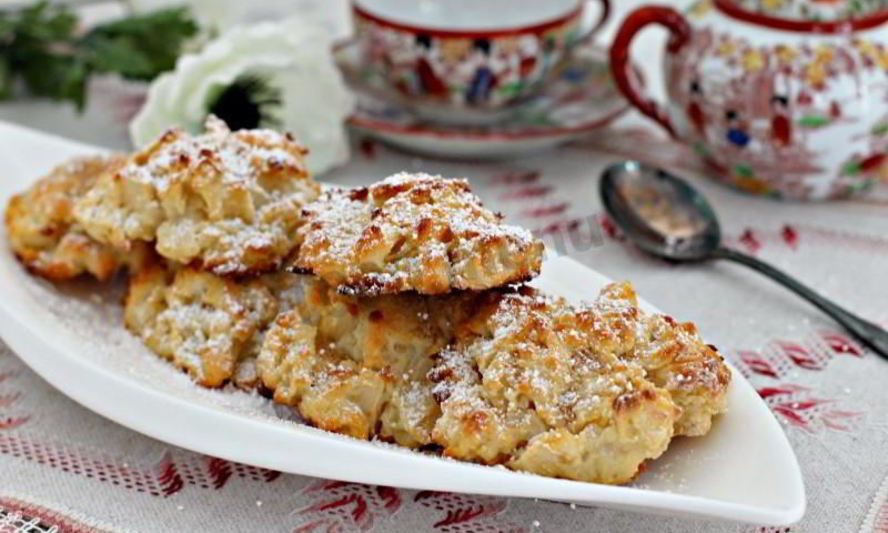 Рецепт оладий творожных с яблоками