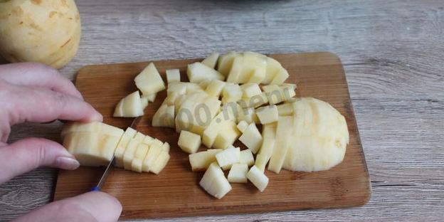 оладьи творожные с яблоками