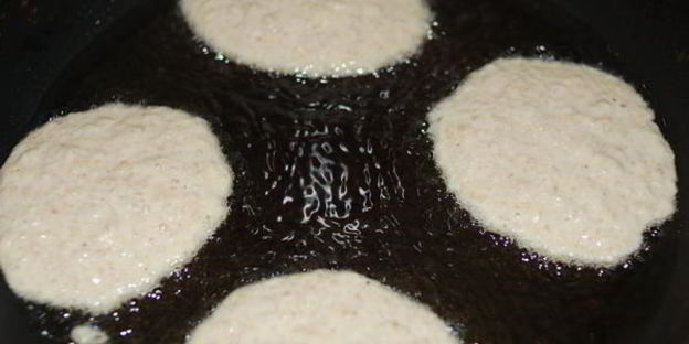 овсяные оладьи с бананом