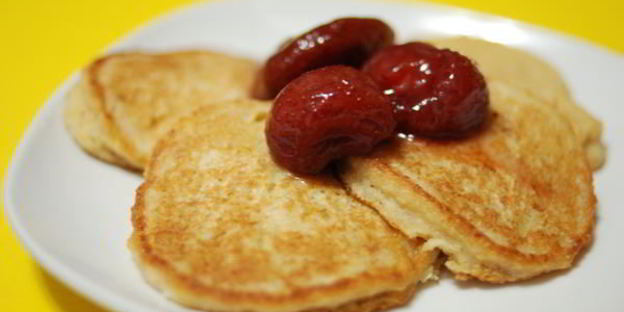 овсяные оладьи с бананом