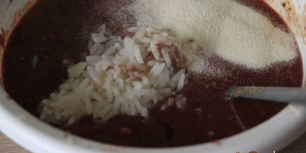 печеночные оладьи с манкой и рисом