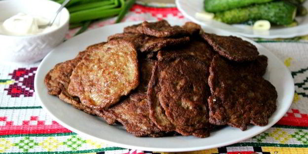 печеночные оладьи с манкой и рисом