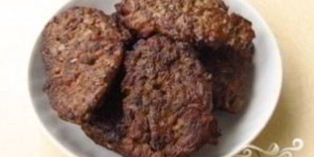 печеночные оладьи с рисом