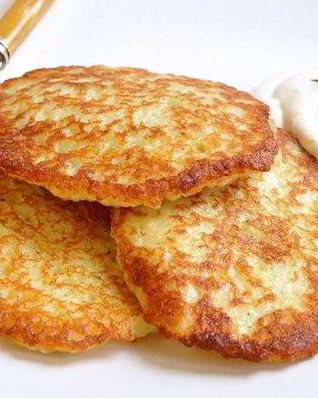 Простые оладьи из картофеля