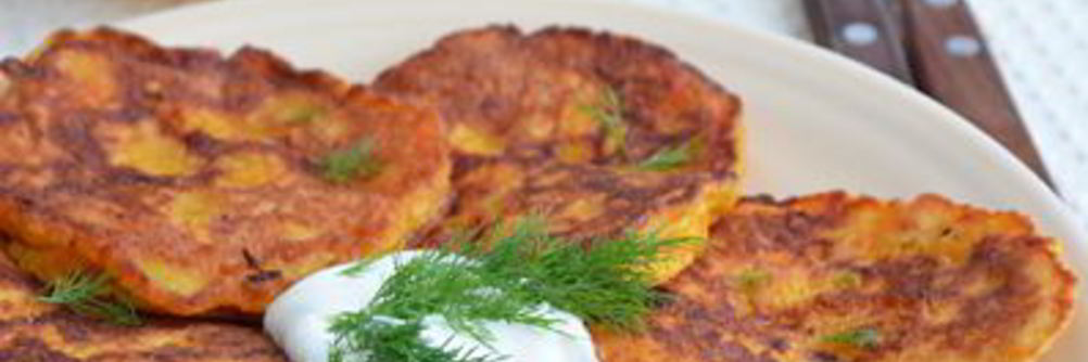 Пряные оладьи из тыквы