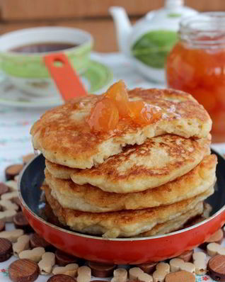 Пшенные оладьи на завтрак