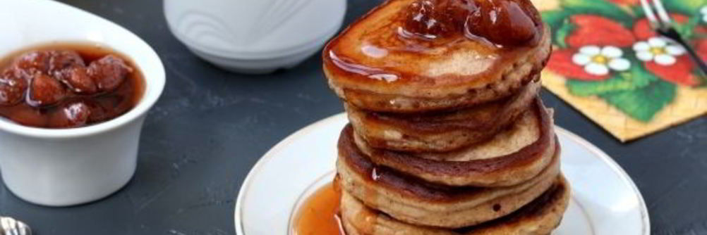 Пышные оладьи на кефире без дрожжей