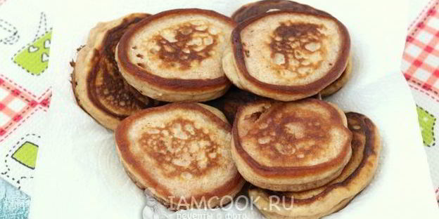 пышные оладьи на кефире без дрожжей