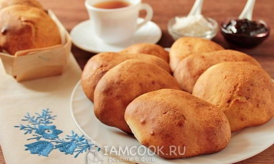 Рецепт пышных оладий на кефире в духовке