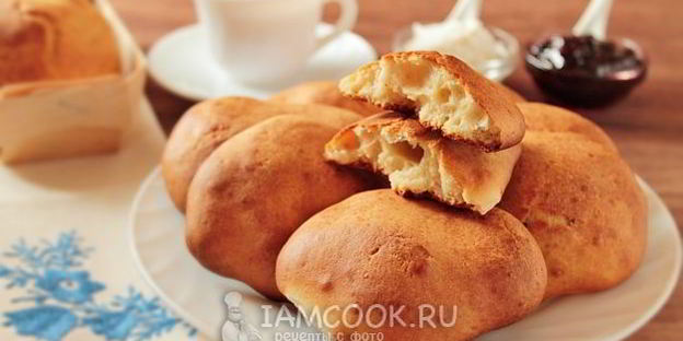 пышные оладьи на кефире в духовке