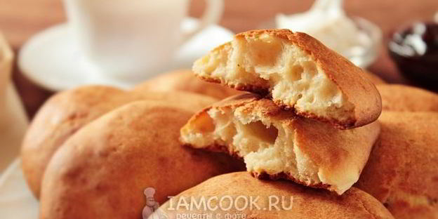 пышные оладьи на кефире в духовке