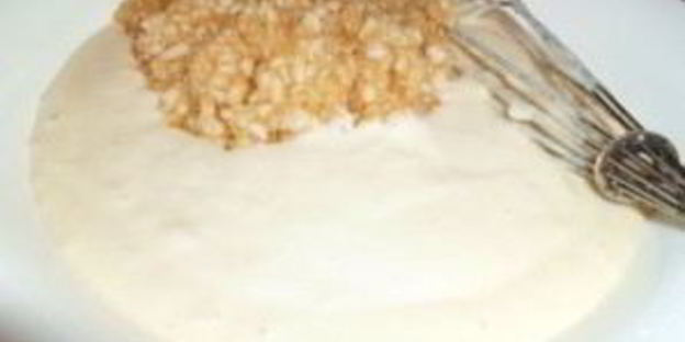 пышные яблочные оладьи