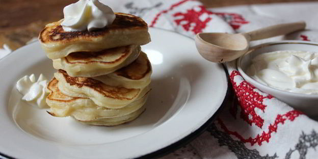 сметанные оладьи