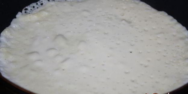 тонкие блинчики на кефире