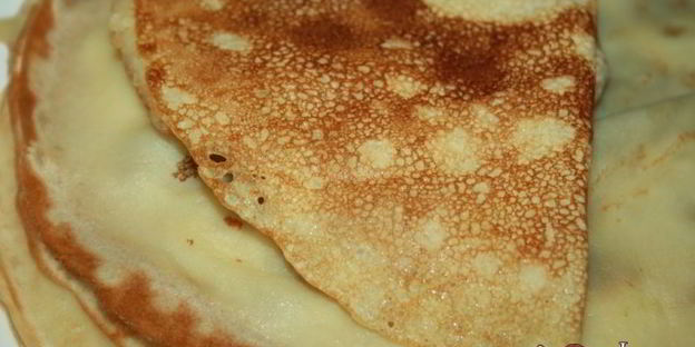 тонкие блинчики на кефире