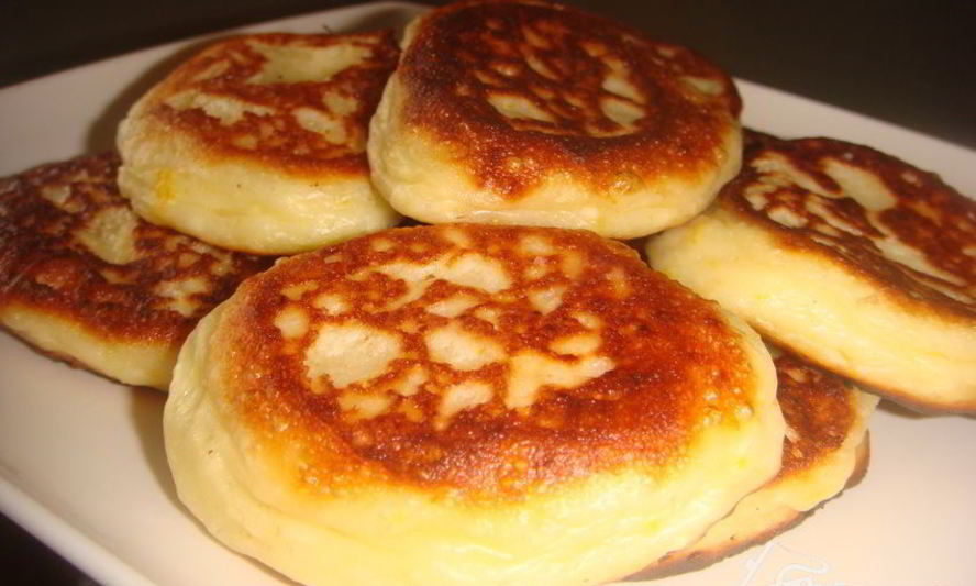 Рецепт творожно-апельсиновых оладушки