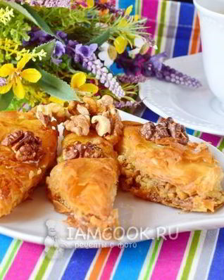 Пахлава из теста фило