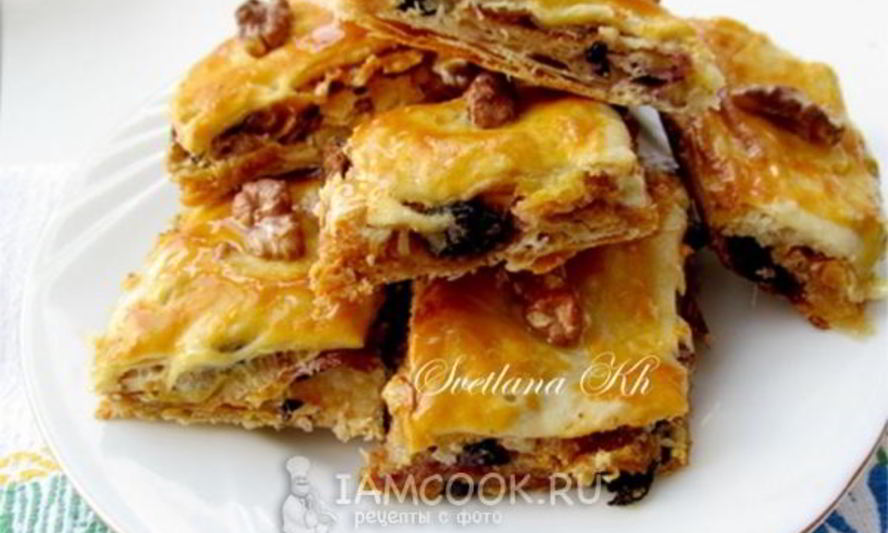 Рецепт пахлавы медовой