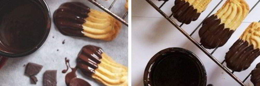 Апельсиновое печенье с шоколадом