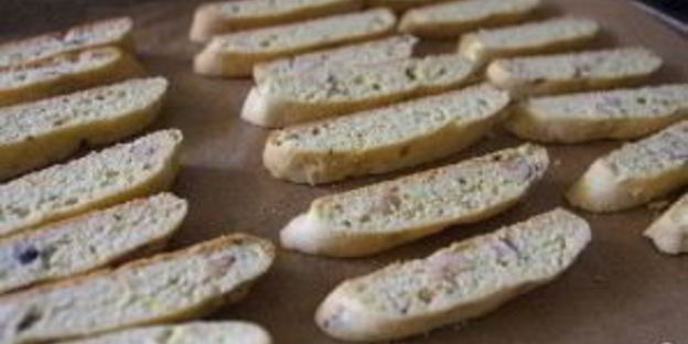 апельсиновые бискотти с орехами