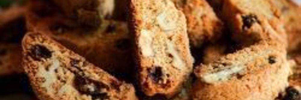 Бискотти из цельно-зерновой муки с орехами