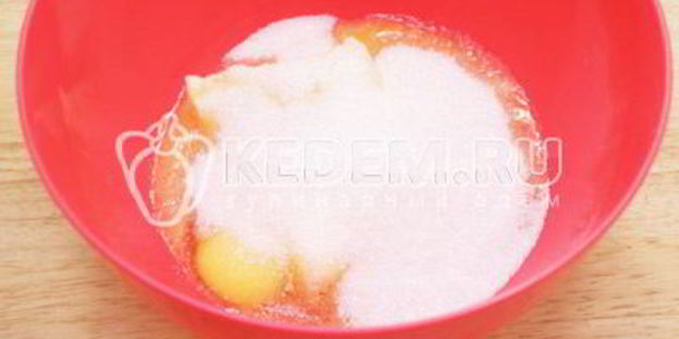 быстрое печенье с малиновым джемом