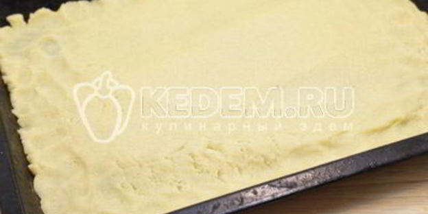 быстрое печенье с малиновым джемом