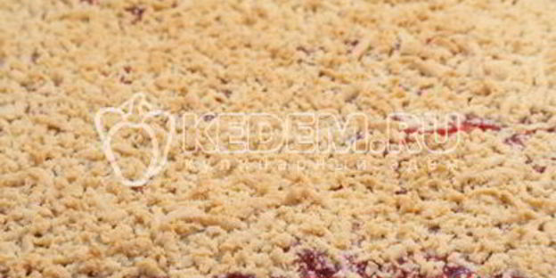 быстрое печенье с малиновым джемом