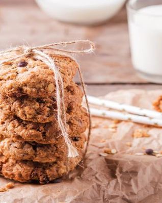 Деревенское овсяное печенье