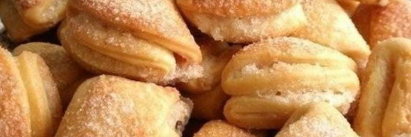 Домашнее печенье Гусиные лапки из творога