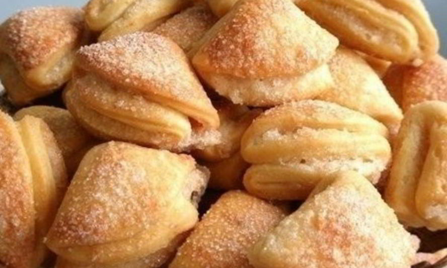 Рецепт домашнего печенья гусиные лапки из творога