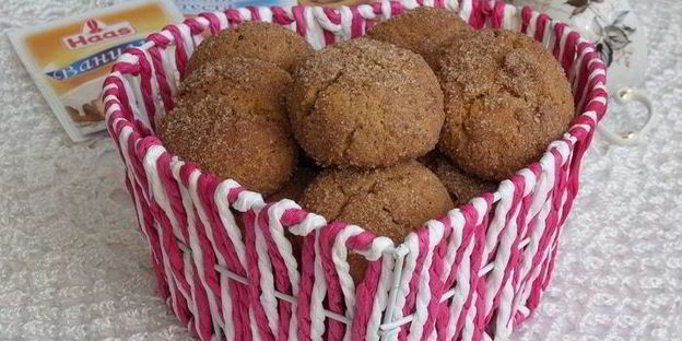 домашнее печенье с корицей