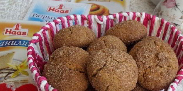 домашнее печенье с корицей