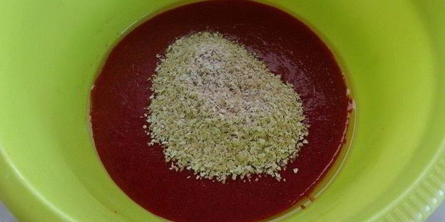 клубничное печенье с отрубями