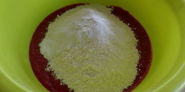 клубничное печенье с отрубями