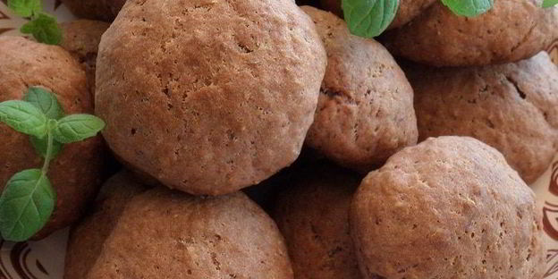 клубничное печенье с отрубями